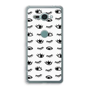 Eye pattern #2: Sony Xperia XZ2 Compact Transparant Hoesje