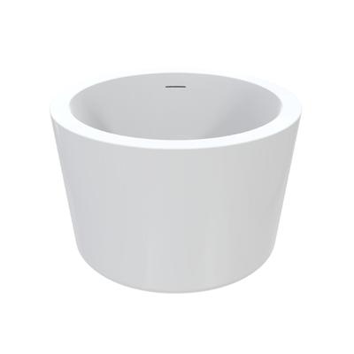 Vrijstaand Bad Best Design Zen Rond 104x67,5 cm Glans Wit