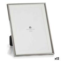 Fotolijsten Gift Decor Zilverkleurig Kristal Staal (12 Stuks)