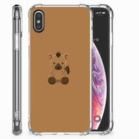 Apple iPhone X | Xs Stevig Bumper Hoesje Baby Hyena