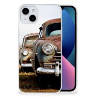 iPhone 15 Plus | Siliconen hoesje | met foto Vintage Auto