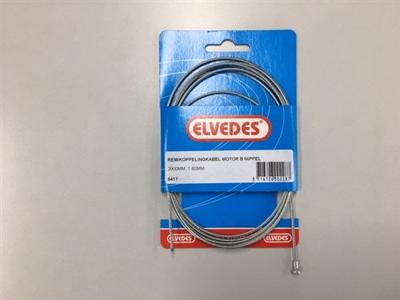 Elvedes koppeling binnenkabel 2000mm verzinkt ø1,8mm met v-nippel (op kaart)