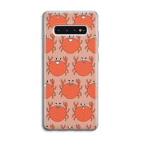 Krab: Samsung Galaxy S10 4G Transparant Hoesje - thumbnail