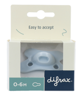 Difrax Fopspeen Natural 0-6 Maanden Natural Uni Ice