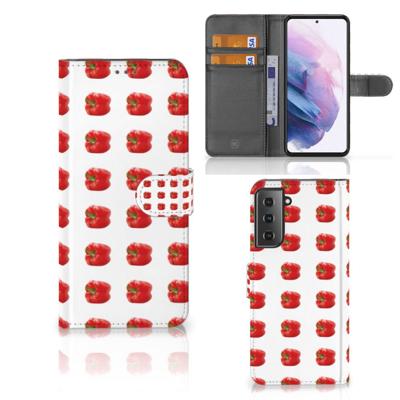 Samsung Galaxy S21 Plus | Book Cover | Paprika Red