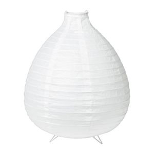 Rijstpapier lamp ovaal - wit - ø37x43.5 cm