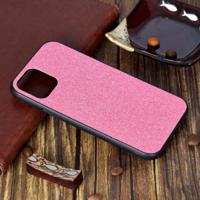 Voor iPhone 11 schokbestendige glitter poeder plakken huid TPU beschermhoes (roze)