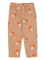 Bobo Choses pantalon chino à imprimé graphique - Tons neutres