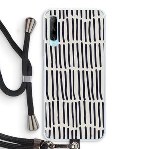 Moroccan stripes: Huawei P Smart Pro Transparant Hoesje met koord
