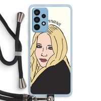 Mary Kate: Samsung Galaxy A52 Transparant Hoesje met koord
