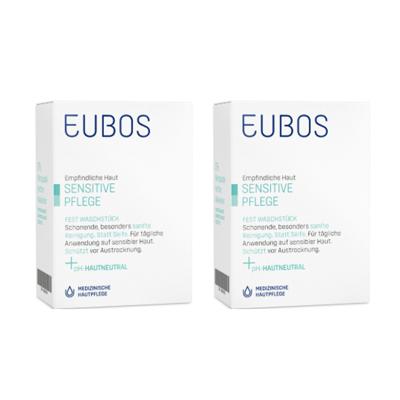 Eubos Sensitive Care Solid Washing Bar 2x125gr