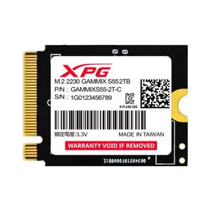 ADATA XPG GAMMIX S55 2 TB ssd PCIe 4.0 x4, NVMe 1.4, M.2 2230