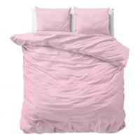 Dekbedovertrek Katoen - Lits-Jumeaux (240x220 cm) - Roze Katoen - Dessin: Effen - Dreamhouse - Dekbed-Discounter.nl