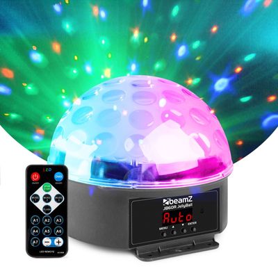 BeamZ JR60R Jelly Ball LED discolamp met vele bewegende lichtstralen BeamZ JR60R Jelly Ball LED discolamp met vele bewegende lichtstralen