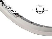 Ryde Velg 28 inch 622 zac19 zilver geslepen zijkant 36 dubbel bus