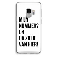 Da ziede van hier: Samsung Galaxy S9 Transparant Hoesje