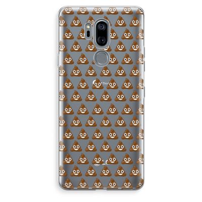 Poop emoji: LG G7 Thinq Transparant Hoesje