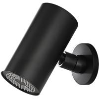 Wiesbaden UniMatch Beam Hoofddouche Rond Mat Zwart - Muurbevestiging