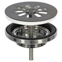 Differnz afvoerplug | gun metal | 64mm