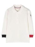 Moncler Enfant polo à patch logo - Tons neutres - thumbnail