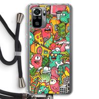 Vexx City: Xiaomi Redmi Note 10S Transparant Hoesje met koord