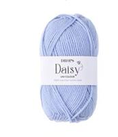 Drops Daisy Uni Colour 010 Light Blue