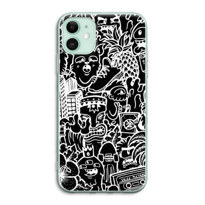 Vexx Black Mixtape: iPhone 11 Transparant Hoesje