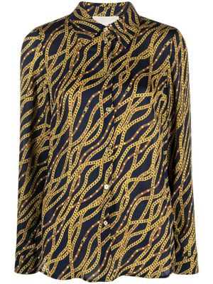 Michael Michael Kors chemise à imprimé graphique - Bleu