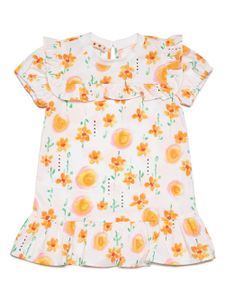 Marni Kids robe Sunny Day à fleurs - Blanc