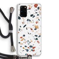 Terrazzo N°4: Samsung Galaxy S20 Plus Transparant Hoesje met koord