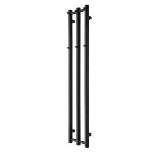 Designradiator TVS Kiro 3 Zwart 140 x 26.5 cm