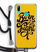 Born to Fight: Huawei P Smart (2019) Transparant Hoesje met koord