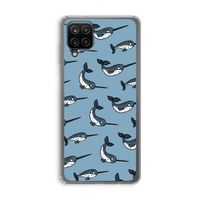 Narwhal: Samsung Galaxy A12 Transparant Hoesje