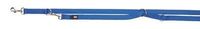 Trixie hondenriem premium dubbelgestikt verstelbaar royal blauw (200X1 CM) - thumbnail