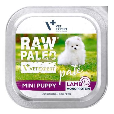 RAW PALEO Pâte Mini Puppy Lamb - natvoer voor honden - 150g