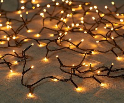 LED classic microverlichting 40 LED / 2 meter zwart - Annas collection