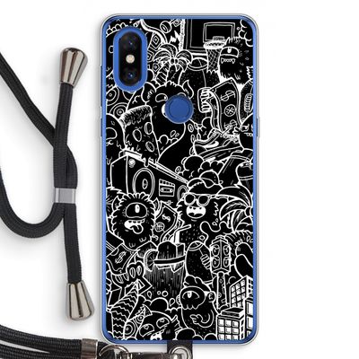 Vexx Black City : Xiaomi Mi Mix 3 Transparant Hoesje met koord