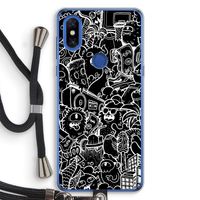 Vexx Black City : Xiaomi Mi Mix 3 Transparant Hoesje met koord