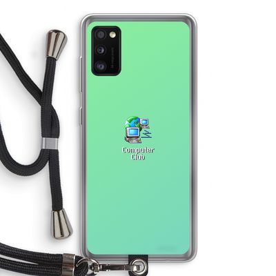 Win98: Samsung Galaxy A41 Transparant Hoesje met koord