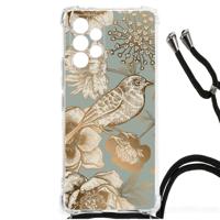 Case voor Samsung Galaxy A53 Vintage Bird Flowers