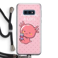 Love You A Lotl: Samsung Galaxy S10e Transparant Hoesje met koord