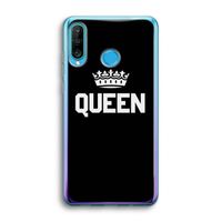 Queen zwart: Huawei P30 Lite Transparant Hoesje