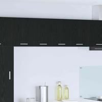 Hangkast met plank Riga 2 pcs Zwarte Eik en Wit 60 x 31 x 40 cm Hangkast met plank Riga 2 pcs Zwarte Eik en Wit 60 x 31 x 40 cm