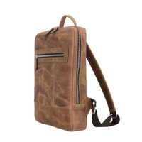 NorthLife - Leren Laptoptas heren 13 inch / 15 inch laptops - Cognac - thumbnail