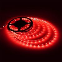 LED Strip DC24 Volt - Rood - 9,6W/m - SMD3528 - open wire - thumbnail