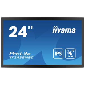 Iiyama 23,8 Bonded PCAP Touchscreen monitor Energielabel: E (A - G) 60.5 cm (23.8 inch) 1920 x 1080 Pixel 16:9 5 ms HDMI, DisplayPort, USB 3.2 Gen 1 IPS LED