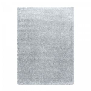 La Alegre Hoogpolig Vloerkleed - Shine Shaggy Kleur: Zilver, 240 x 340 cm