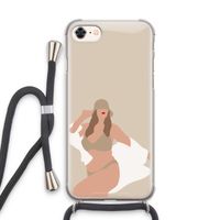 One of a kind: iPhone 7 Transparant Hoesje met koord