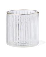 HEMA Glas Voor Geurkaars XS Ribbel Transparant (transparant)