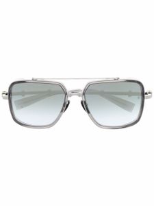 Balmain Eyewear lunettes de soleil Officier à monture carrée - Gris